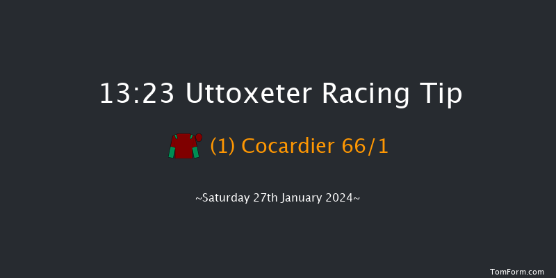 Uttoxeter  13:23 Maiden Hurdle
(Class 4) 16f Sun 31st Dec 2023