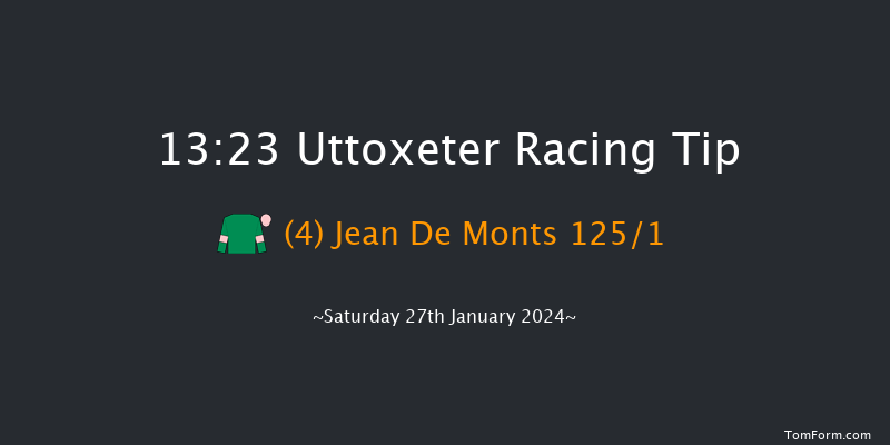 Uttoxeter  13:23 Maiden Hurdle
(Class 4) 16f Sun 31st Dec 2023