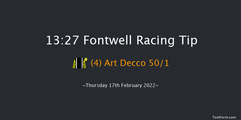 Fontwell 13:27 Maiden Hurdle (Class 4) 19f Mon 7th Feb 2022