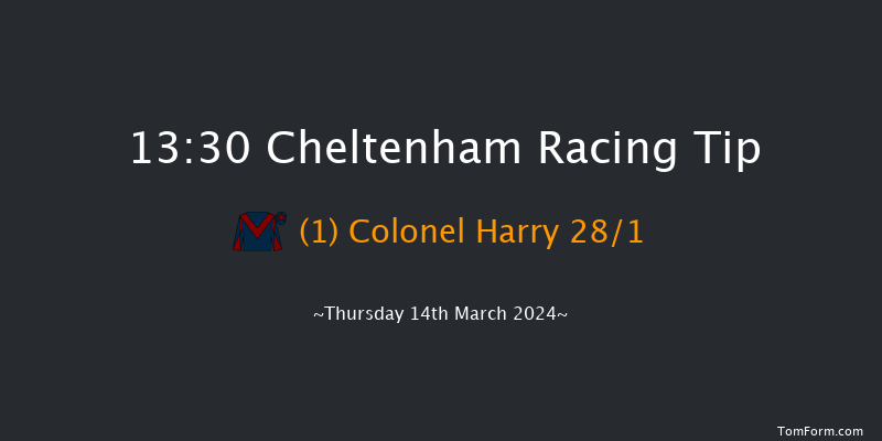 Cheltenham  13:30 Maiden Chase
(Class 1) 20f Wed 13th Mar 2024