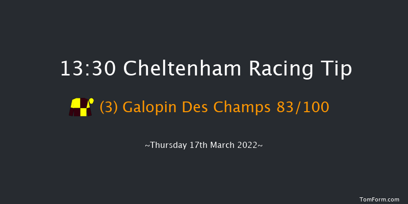 Cheltenham 13:30 Maiden Chase (Class 1) 
20f Wed 16th Mar 2022