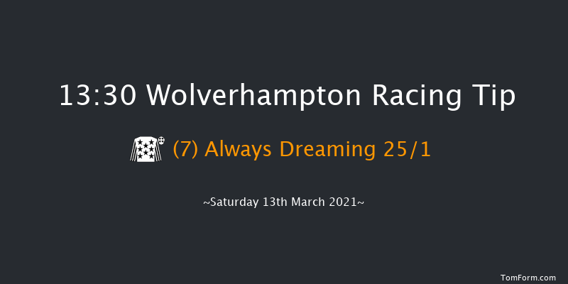 Bombardier 'March To Your Own Drum' Novice Stakes Wolverhampton 13:30 Stakes (Class 5) 7f Fri 12th Mar 2021