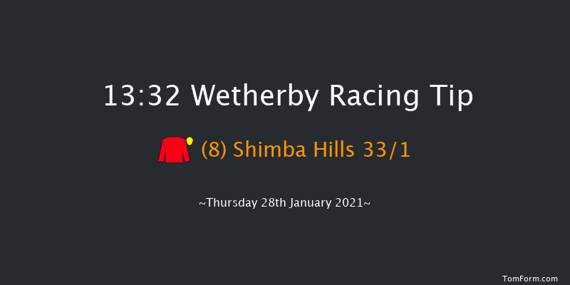 racingtv.com Handicap Hurdle Wetherby 13:32 Handicap Hurdle (Class 5) 20f Tue 12th Jan 2021