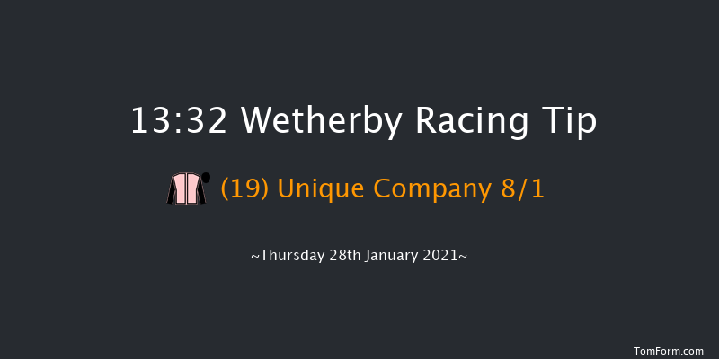 racingtv.com Handicap Hurdle Wetherby 13:32 Handicap Hurdle (Class 5) 20f Tue 12th Jan 2021