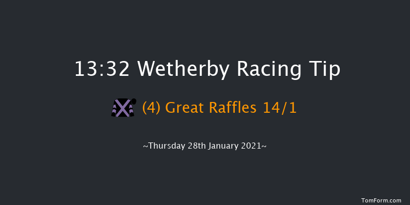 racingtv.com Handicap Hurdle Wetherby 13:32 Handicap Hurdle (Class 5) 20f Tue 12th Jan 2021