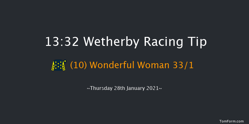 racingtv.com Handicap Hurdle Wetherby 13:32 Handicap Hurdle (Class 5) 20f Tue 12th Jan 2021