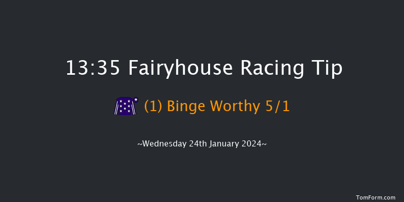 Fairyhouse  13:35
Maiden Hurdle 20f Mon 1st Jan 2024