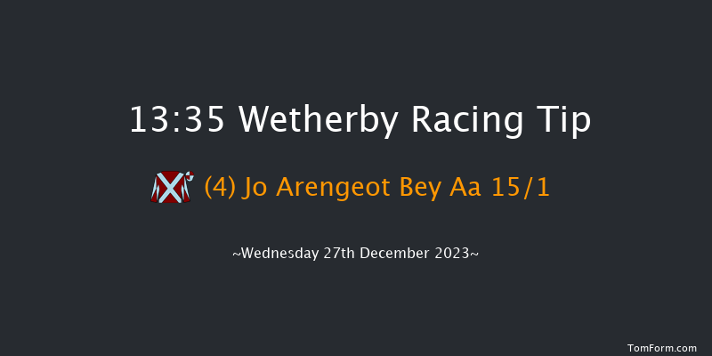 Wetherby 13:35 Maiden Hurdle (Class 4) 16f Tue 26th Dec 2023