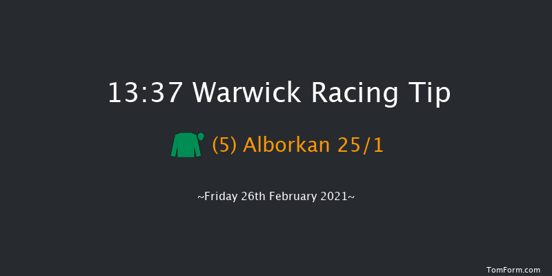 South West Syndicate Juvenile Hurdle (GBB Race) Warwick 13:37 Conditions Hurdle (Class 4) 16f Mon 15th Feb 2021