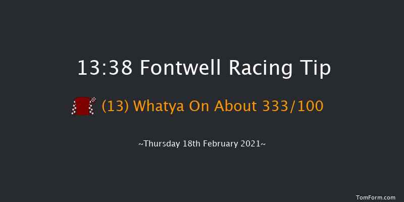 jonjooneillracingclub.co.uk 99 Novices' Hurdle (GBB Race) Fontwell 13:38 Maiden Hurdle (Class 4) 19f Thu 14th Jan 2021