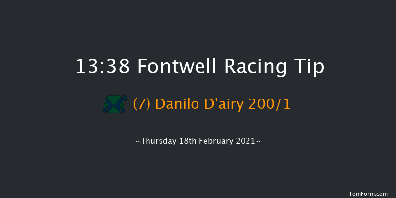 jonjooneillracingclub.co.uk 99 Novices' Hurdle (GBB Race) Fontwell 13:38 Maiden Hurdle (Class 4) 19f Thu 14th Jan 2021