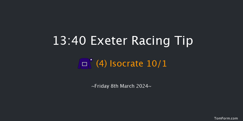 Exeter  13:40 Maiden Hurdle (Class
4) 17f Fri 23rd Feb 2024