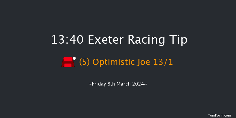 Exeter  13:40 Maiden Hurdle (Class
4) 17f Fri 23rd Feb 2024