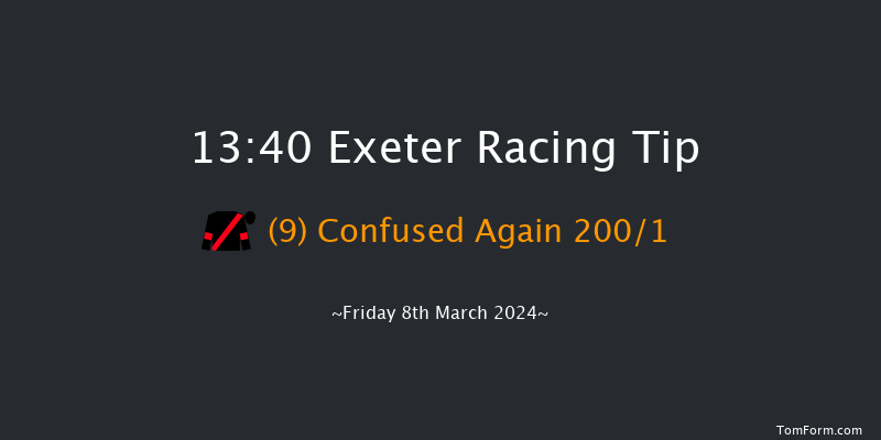 Exeter  13:40 Maiden Hurdle (Class
4) 17f Fri 23rd Feb 2024