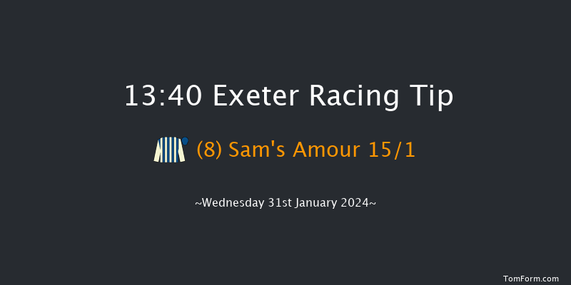 Exeter  13:40 Handicap Hurdle (Class 4) 18f Mon 1st Jan 2024