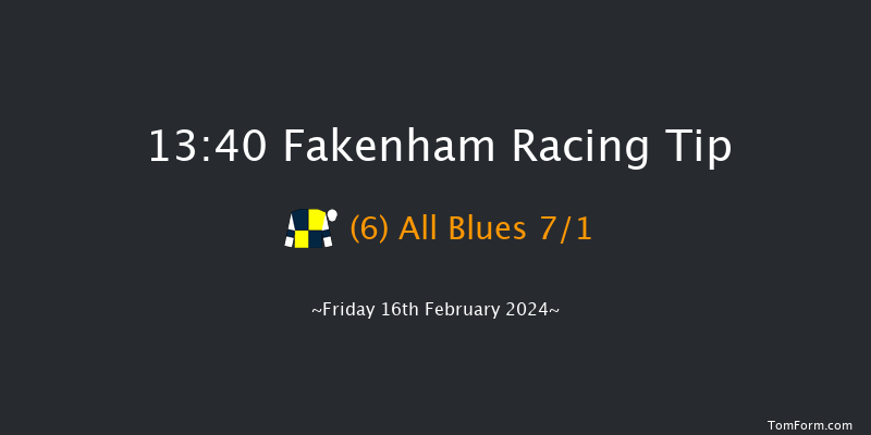 Fakenham  13:40 Handicap Hurdle (Class 5)
16f Tue 2nd Jan 2024