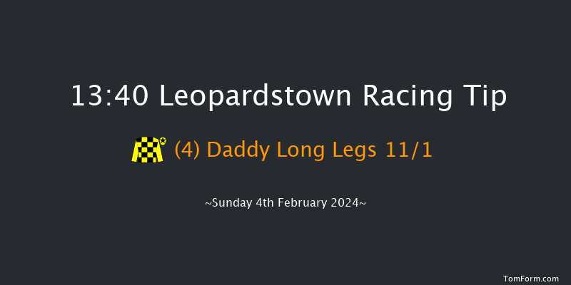 Leopardstown  13:40 Maiden Hurdle
16f Sat 3rd Feb 2024