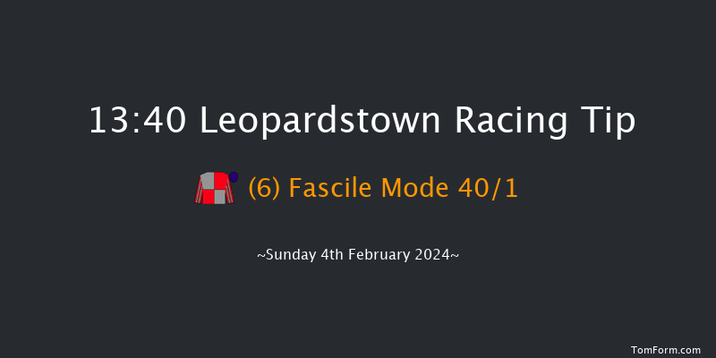 Leopardstown  13:40 Maiden Hurdle
16f Sat 3rd Feb 2024