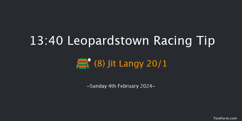 Leopardstown  13:40 Maiden Hurdle
16f Sat 3rd Feb 2024