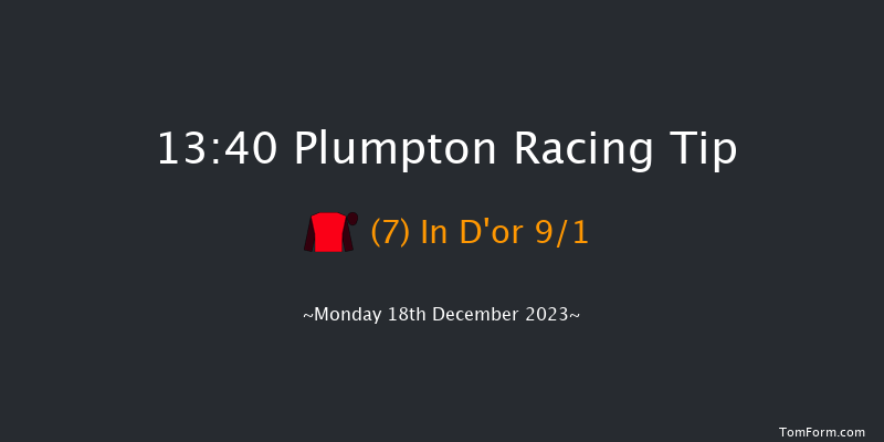 Plumpton 13:40 Maiden Hurdle (Class 4) 20f Mon 4th Dec 2023