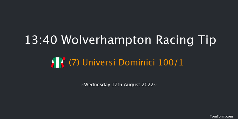 Wolverhampton 13:40 Stakes (Class 5) 5f Tue 16th Aug 2022