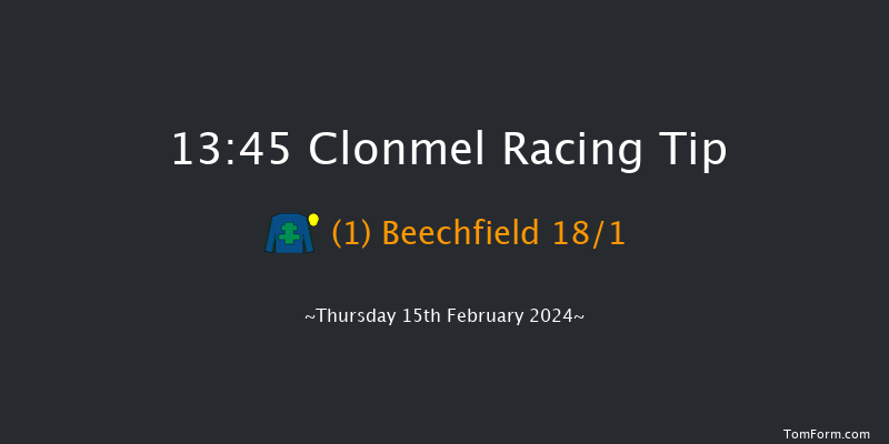 Clonmel  13:45 Maiden Hurdle 16f Thu 11th Jan 2024