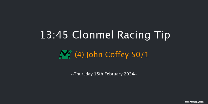 Clonmel  13:45 Maiden Hurdle 16f Thu 11th Jan 2024