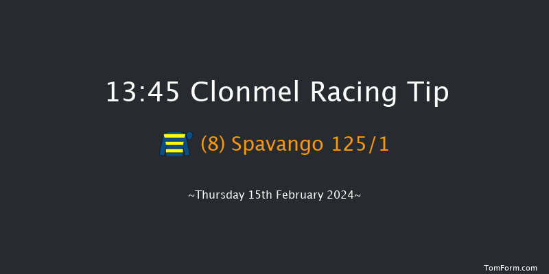 Clonmel  13:45 Maiden Hurdle 16f Thu 11th Jan 2024