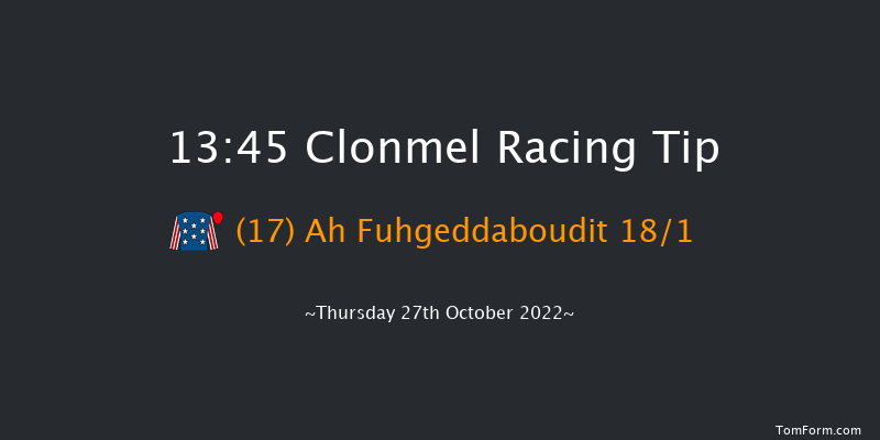 Clonmel 13:45 Maiden Hurdle 19f Thu 29th Sep 2022