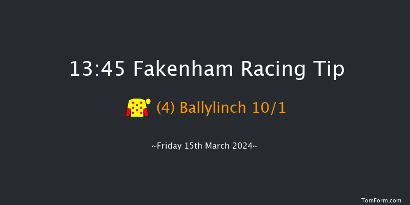 Fakenham  13:45 Handicap Chase (Class 5)
24f Fri 16th Feb 2024