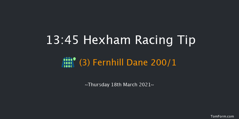 Follow Hexham Racecourse On Facebook & Twitter Novices' Hurdle Hexham 13:45 Maiden Hurdle (Class 4) 16f Wed 9th Dec 2020