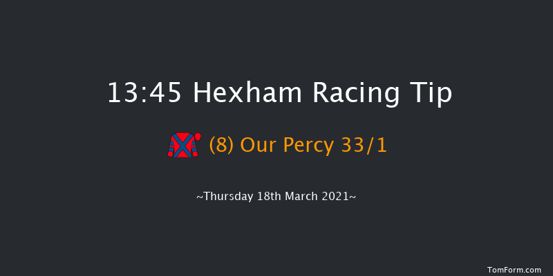 Follow Hexham Racecourse On Facebook & Twitter Novices' Hurdle Hexham 13:45 Maiden Hurdle (Class 4) 16f Wed 9th Dec 2020