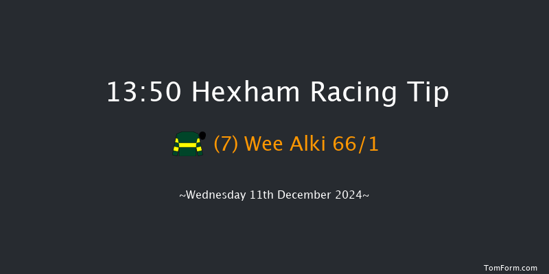 Hexham  13:50 Maiden Hurdle (Class 4) 20f Wed 20th Nov 2024