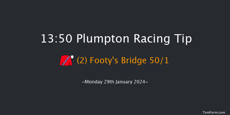 Plumpton  13:50 Maiden Hurdle
(Class 4) 20f Mon 22nd Jan 2024