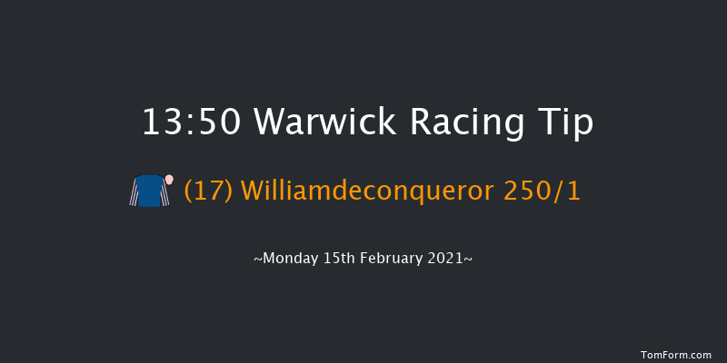 Paddy Power Novices' Hurdle (GBB Race) Warwick 13:50 Novices Hurdle (Class 4) 21f Wed 3rd Feb 2021