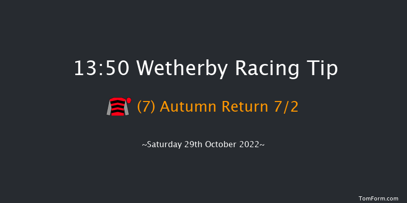 Wetherby 13:50 Novices Hurdle (Class 3) 20f Fri 28th Oct 2022