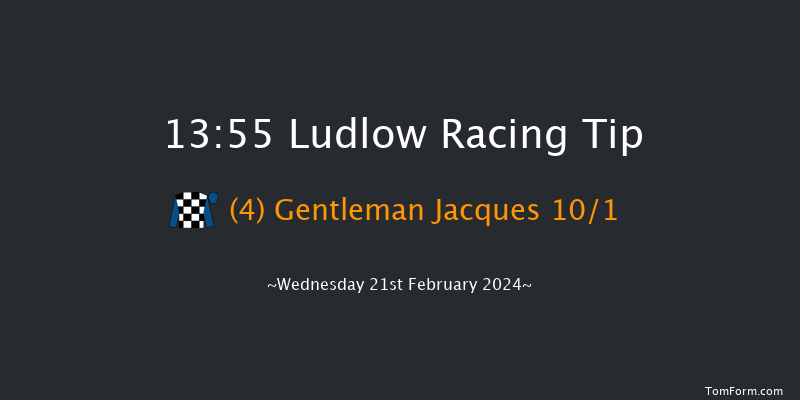 Ludlow  13:55 Maiden Hurdle (Class
4) 16f Wed 7th Feb 2024