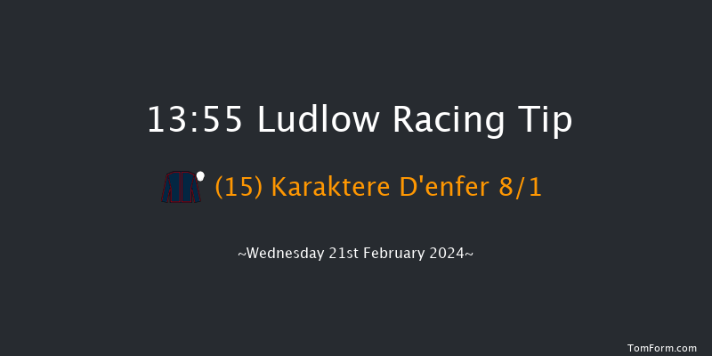 Ludlow  13:55 Maiden Hurdle (Class
4) 16f Wed 7th Feb 2024