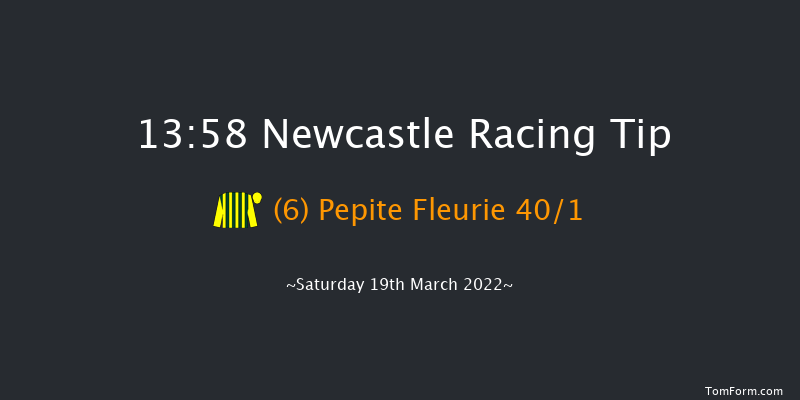 Newcastle 13:58 Maiden Hurdle (Class 4) 16f Fri 18th Mar 2022