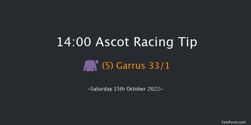 Ascot 14:00 Group 1 (Class 1) 6f Sat 1st Oct 2022