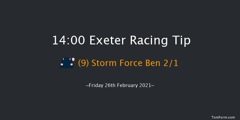 Chudleigh Handicap Hurdle Exeter 14:00 Handicap Hurdle (Class 4) 23f Sun 14th Feb 2021