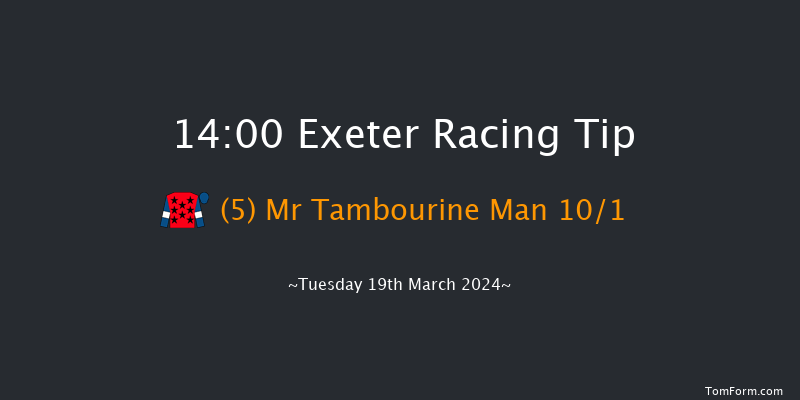 Exeter  14:00 Handicap Hurdle (Class 4) 23f Fri 8th Mar 2024