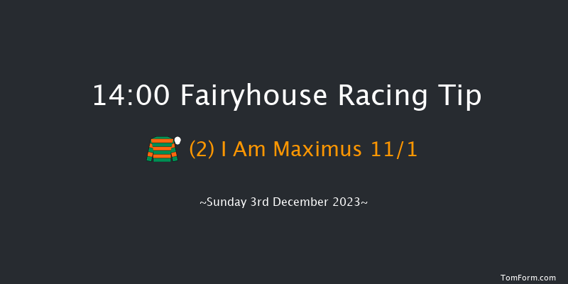 Fairyhouse 14:00 Novices Chase 20f Sat 2nd Dec 2023