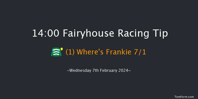 Fairyhouse  14:00 Handicap
Chase 21f Sat 27th Jan 2024