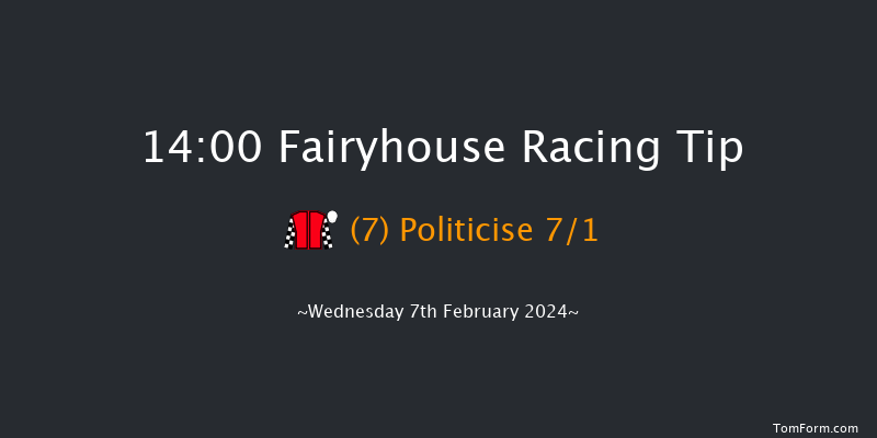 Fairyhouse  14:00 Handicap
Chase 21f Sat 27th Jan 2024