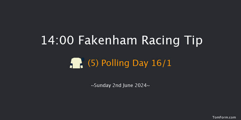 Fakenham  14:00 Maiden Hurdle (Class 4) 16f Tue 7th May 2024