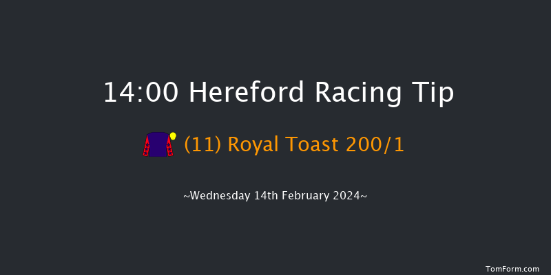 Hereford  14:00 Maiden Hurdle
(Class 4) 16f Mon 29th Jan 2024