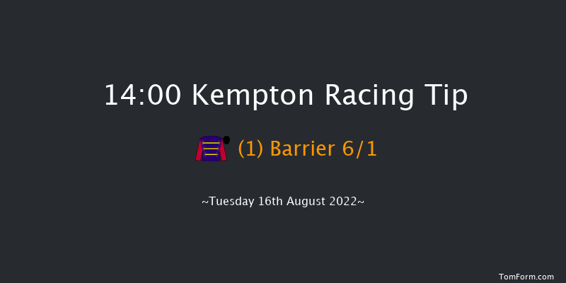 Kempton 14:00 Stakes (Class 5) 8f Mon 8th Aug 2022