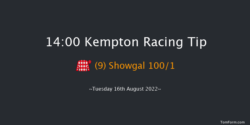 Kempton 14:00 Stakes (Class 5) 8f Mon 8th Aug 2022