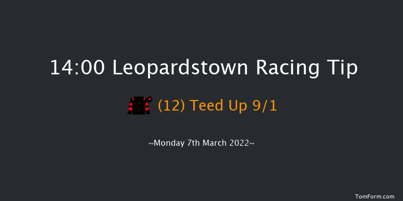 Leopardstown 14:00 Maiden Hurdle 16f Sun 6th Mar 2022